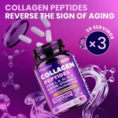 Megneto Collagen Peptides 5 Types Complex